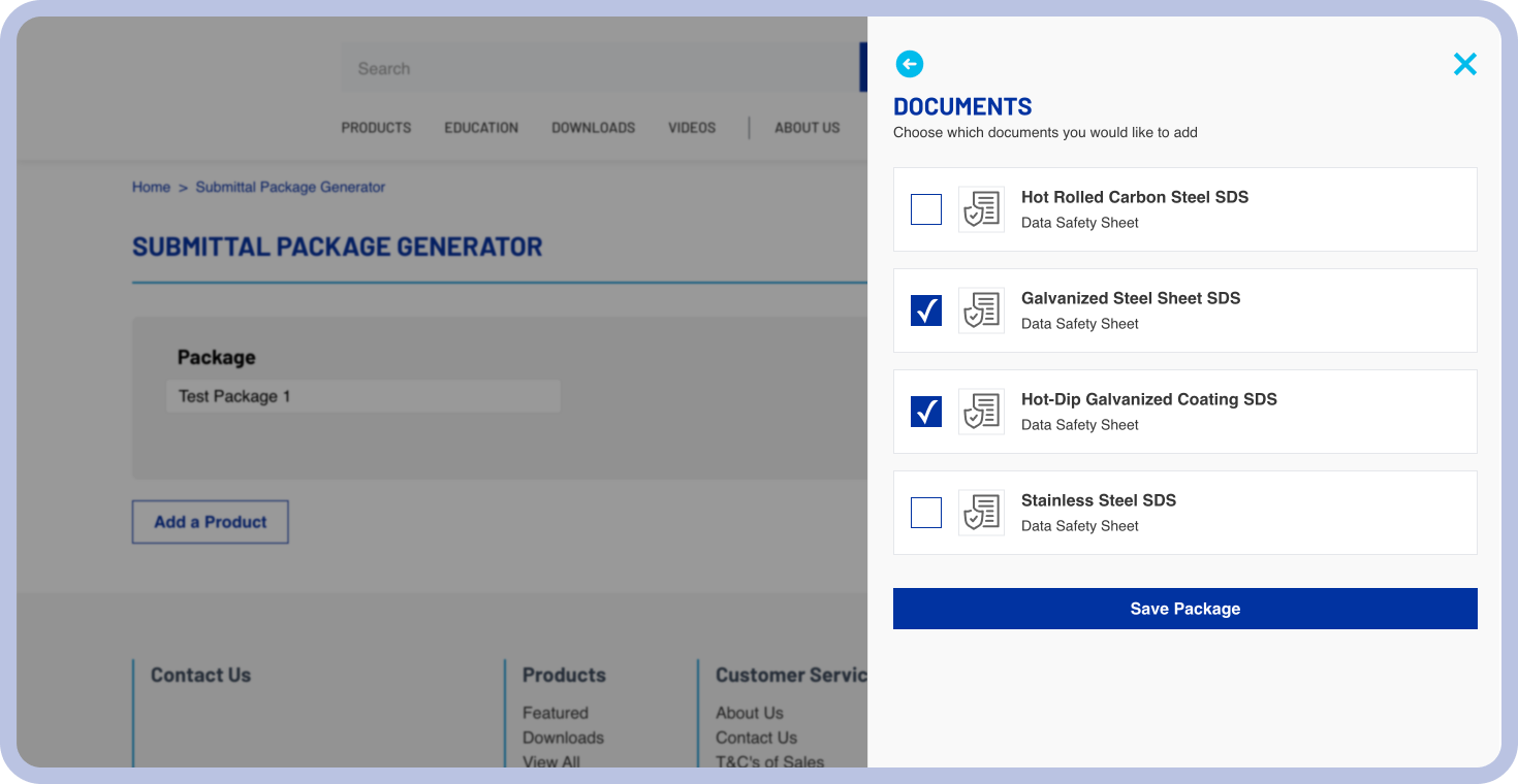 B2B Customer Portal Solution: Automated Document Generation