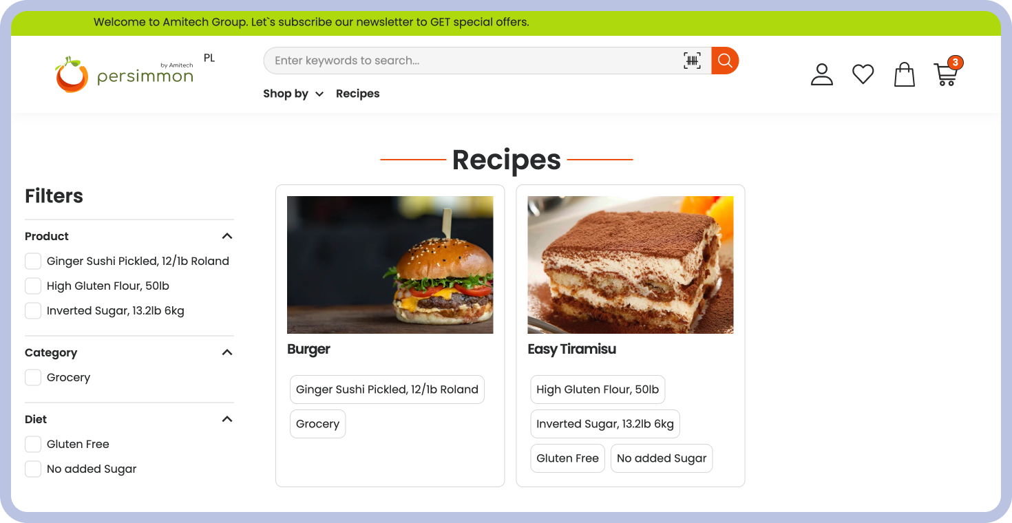 Headless Recipe Page Template for BigCommerce